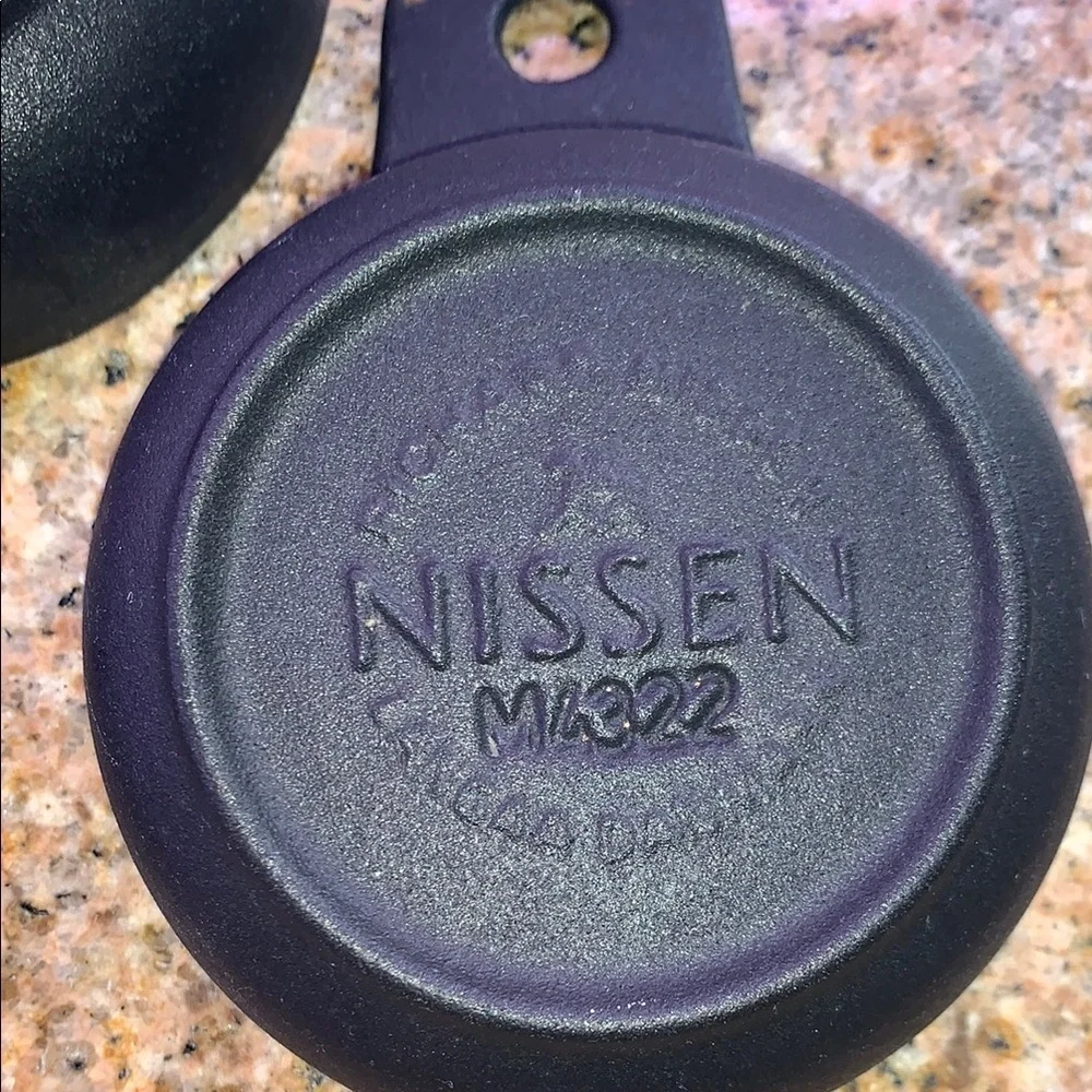 Vintage Black and White Cast Iron Mini Skillet /Ramikin Set of 3 by Nissen M4322